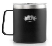 Kubek z przykrywką Glacier Stainless Camp Cup 444 ml black GSI Outdoors