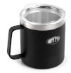 Kubek z przykrywką Glacier Stainless Camp Cup 444 ml black GSI Outdoors