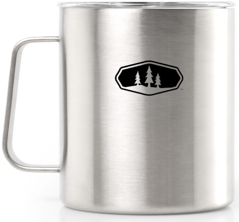 Kubek z przykrywką Glacier Stainless Camp Cup 444 ml brushed GSI Outdoors