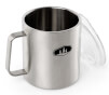 Kubek z przykrywką Glacier Stainless Camp Cup 444 ml brushed GSI Outdoors