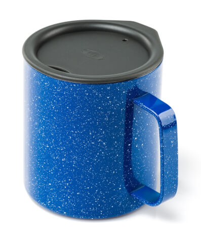 Kubek z przykrywką Glacier Stainless Camp Cup 444 ml GSI Outdoors niebieski