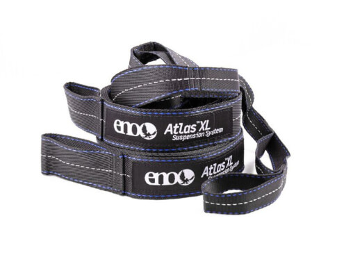 Taśmy do zawieszenia hamaka Atlas XL Black/Grey ENO