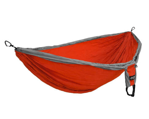 Szeroki hamak turystyczny Double Deluxe Orange/Grey ENO