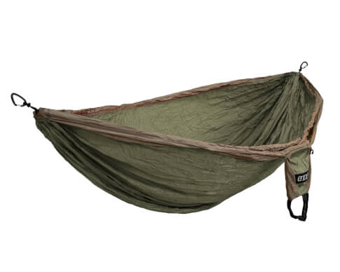 Hamak turystyczny dla 2 osób Double Nest + Insect Shield Khaki/Olive Eno