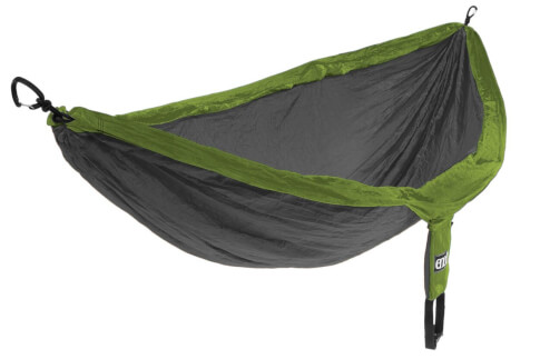 Hamak turystyczny dla 2 osób Double Nest Lime/Charcoal Eno