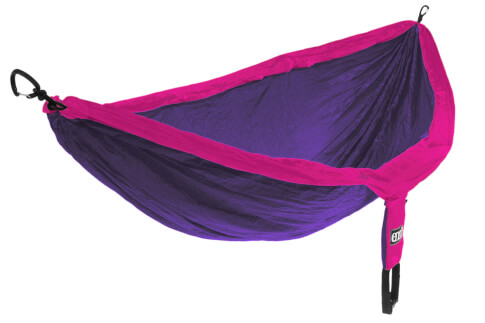 Hamak turystyczny dla 2 osób Double Nest Purple/Fuchsia Eno