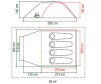 Namiot turystyczny dla 4 osób Kobuk Valley 4 Plus Coleman