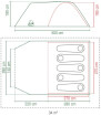 Namiot turystyczny Cortes 5 Plus Coleman