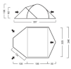 Namiot ekspedycyjny Arco Red Line 2/3 osobowy Marabut