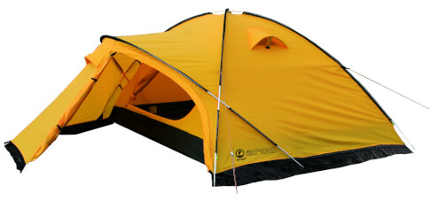 Namiot ekspedycyjny Arco + fartuchy 2/3 osobowy Marabut żółty