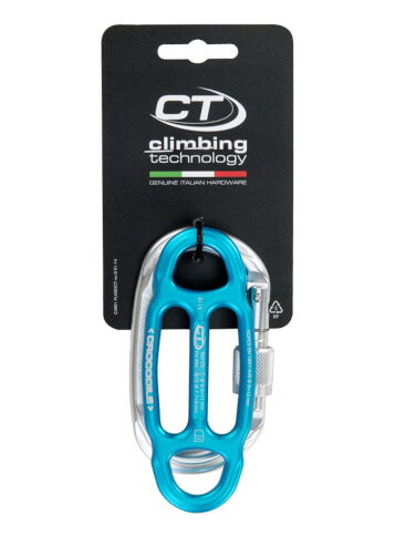 Przyrząd asekuracyjno zjazdowy Crocodile Kit Climbing Technology light blue 