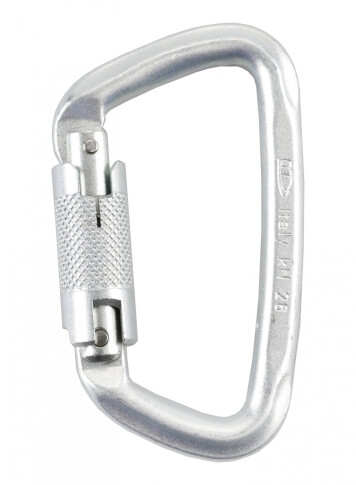 Karabinek wspinaczkowy Steel D Twist W Bar Climbing Technology