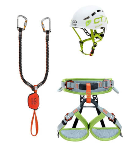 Zestaw wspinaczkowy dla dzieci Kit Ferrata Classic Junior Climbing Technology