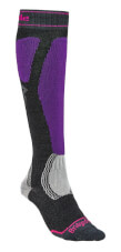 Skarpety narciarskie Ski Easy On Merino Performance graphite/purple Bridgedale