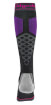 Skarpety narciarskie Ski Easy On Merino Performance graphite/purple Bridgedale