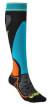 Dziecięce skarpety narciarskie Ski Junior Racer Merino Performance black/multi Bridgedale