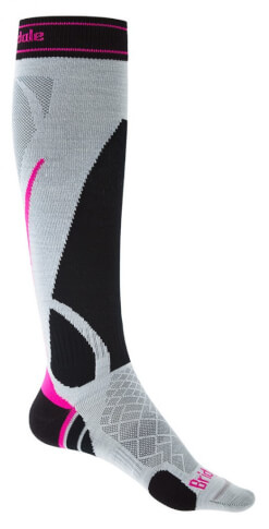 Skarpety narciarskie Ski Lightweight Merino Performance silver/black Bridgedale