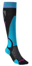 Skarpety narciarskie Ski Lightweight Merino Performance black/blue Bridgedale