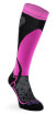 Skarpety narciarskie Ski Midweight Merino Performance black/fluro pink Bridgedale