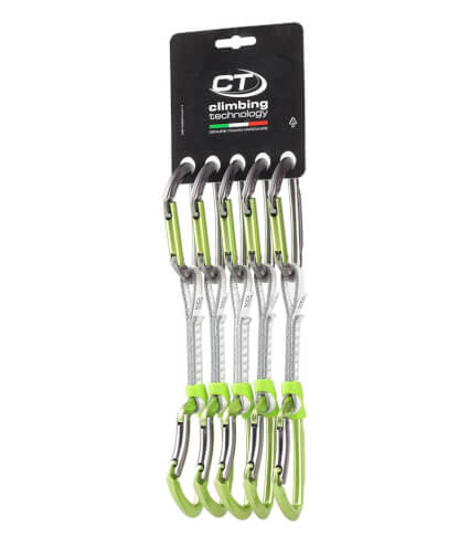 Ekspres wspinaczkowy Lime Set Dyneema Climbing Technology  12cm x5 NE anodized