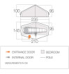 Namiot wyprawowy F10 Helium UL 1 Vango