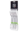 Zestaw ekspresów wspinaczkowych Lime-M Set Dyneema Climbing Technology 12cm x 5 silver