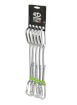 Zestaw ekspresów wspinaczkowych Lime-M Set Dyneema Climbing Technology 22cm x 5 silver