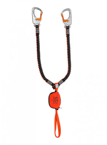 Lonża na via ferraty Top Shell Slider Climbing Technology orange black