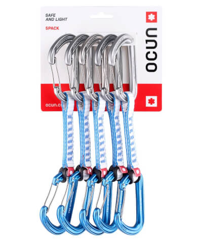 Ekspresy wspinaczkowe Hawk QD Wire DYN Ocun 11 15 cm blue