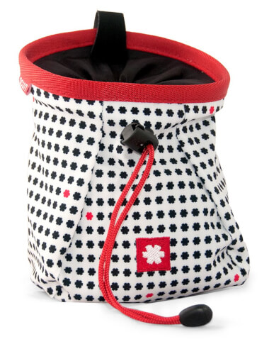 Woreczek na magnezję Lucky Ocun white red
