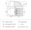Namiot turystyczny Skye 300 Vango