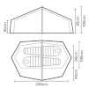 Namiot turystyczny dla 2 osób Laser Competition 2 Terra Nova