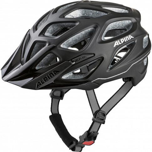 Trwały kask rowerowy Mythos 3.0L.E. black matt Alpina