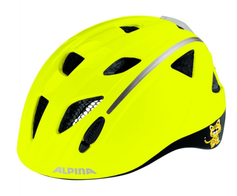 Kask rowerowy dla dzieci Ximo Flash Be Visible Alpina