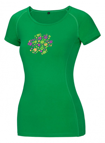 Koszulka wspinaczkowa damska Bamboo T Meadow Lady Spring Green Ocun