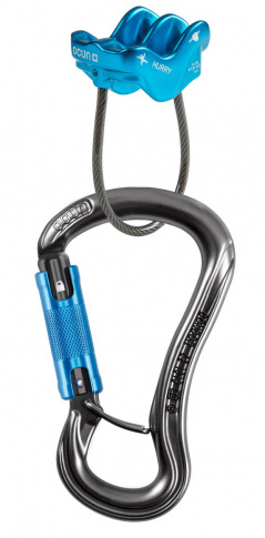 Zestaw do asekuracji Belay Set Condor Triple Hurry anthracite/blue Ocun