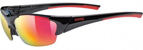 Całoroczne okulary sportowe Uvex Blaze III 2.0 black red