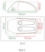 Namiot turystyczny Tatra 2 Coleman