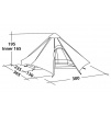 Namiot turystyczny tipi Green Cone Robens