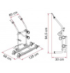 Bagażnik rowerowy Carry-Bike VW T3/T25 Fiamma