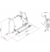 Bagażnik rowerowy Carry-Bike VW T6 Pro Fiamma