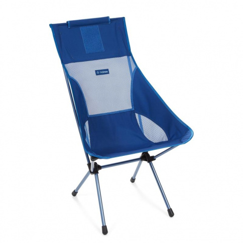 Krzesło turystyczne składane Sunset Chair Blue Block Helinox niebieskie