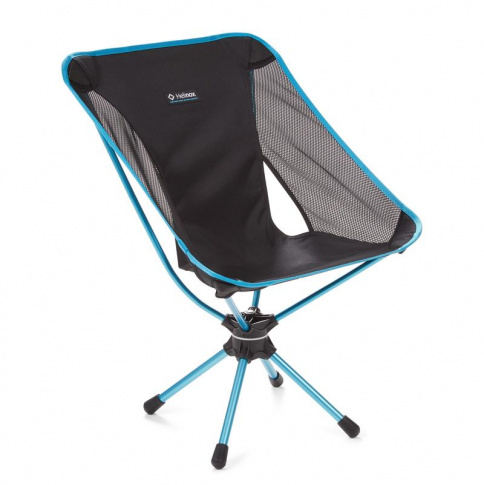 Krzesło turystyczne obrotowe Swivel Chair Helinox czarne