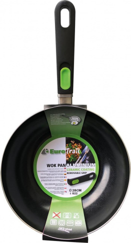 Patelnia turystyczna Wok Pfanne Keramik 28 cm EuroTrail