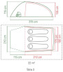 Namiot turystyczny trzyosobowy Tatra 3 Coleman