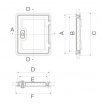 Drzwiczki serwisowe do toalety turystycznej SK5 360x310 Dometic