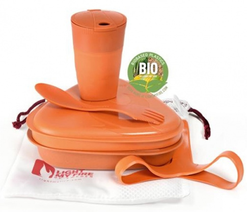 Menażka plastikowa MessKit BIO 5pcs rustyorange Light My Fire