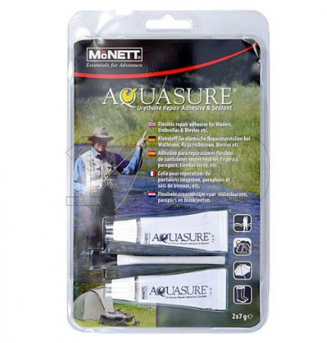 Klej uniwersalny Aquasure Flexible Durable Adhesive 2x7g McNETT