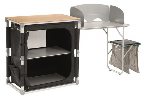 Kuchnia kempingowa Padres Kitchen Table w/Bamboo Table Top & Side Unit Outwell