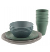 Zestaw naczyń turytycznych Lotus Bamboo 4 Person Dinner Set Outwell